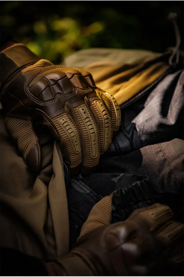 Армейская перчатка в Военном Стиле, тактические перчатки для мужчин, полный палец, жесткие перчатки с защитой суставов, пейнтбол, страйкбол, стрельба, боевые, противоскользящие, велосипедные перчатки