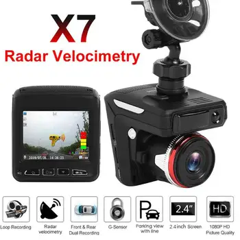 

Car DVR Radar Speed Detector Dash Camera Auto Driving Recorder Camera Photography Vehicle Video Recorder for Vehicles G-Sensor