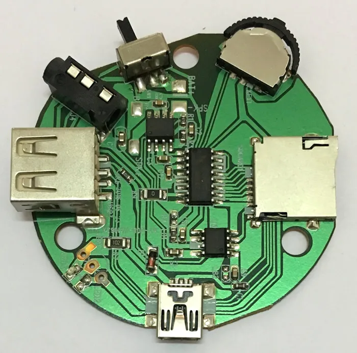 Placa decodificadora Mp3, reproductor de tarjeta Usb, Módulo de placa amplificadora de potencia Digital de Radio, Kit de producción pequeño Diy electrónico