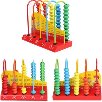 

Wooden Abacus for Kids Math Learning Educational Toys Maths Counting Beads Toddlers Preschool Kindergarten Toy P31B