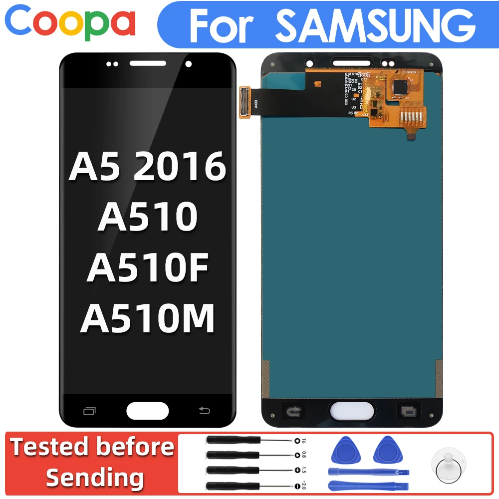 Сменный ЖК дисплей для Samsung Galaxy A5 2016 A510 5 2 дюйма сенсорный экран с цифровым