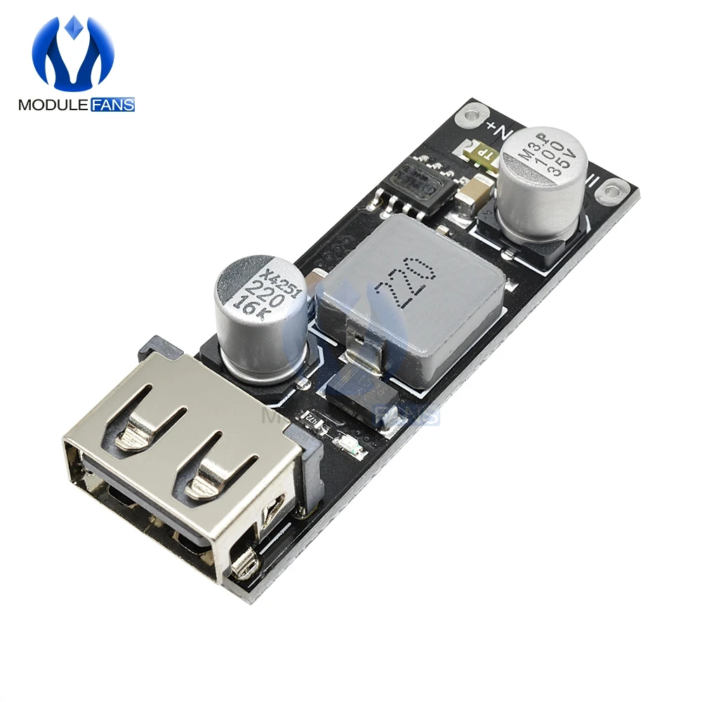 USB DC понижающий преобразователь для автомобильной зарядки модуль 8 В 32 до 5 3 А