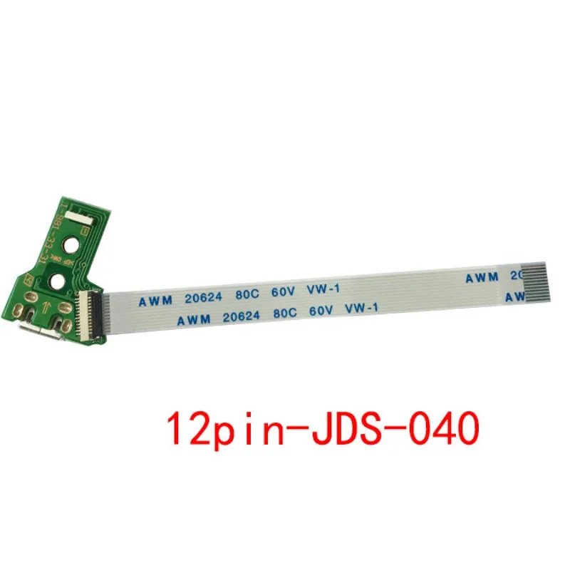 For PS4 Controller Wireless Handle Charging Strip Board Replacement 14 Pin Cable JDS-001/JDS-011/JDS-030/JDS-040/JDS-055 12 Pin