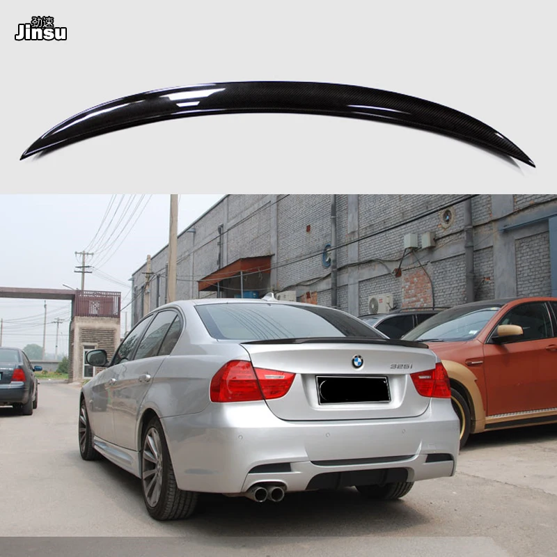 Carbon Fiber Trunk Spoiler Fits BMW 3-Series E90 Sedan 2005-2012 Performance Style Carbon Fiber Trunk Spoiler Fits BMW 3-Series E90 Sedan 2005-2012 Performance Style