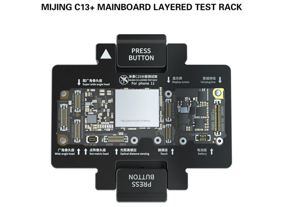 Тестер слоев материнской платы для X XS XSMAX 11 PRO MAX функция материнской платы тест ing верхний нижний обслуживание C11+ C13 C15 тестовая стойка