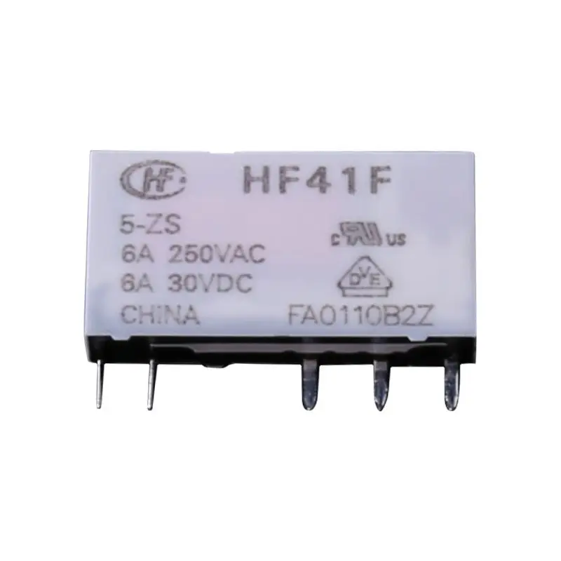 HF41F/5-ZS 5V 6A катушечное реле фиксации Высококачественная катушка для домашнего