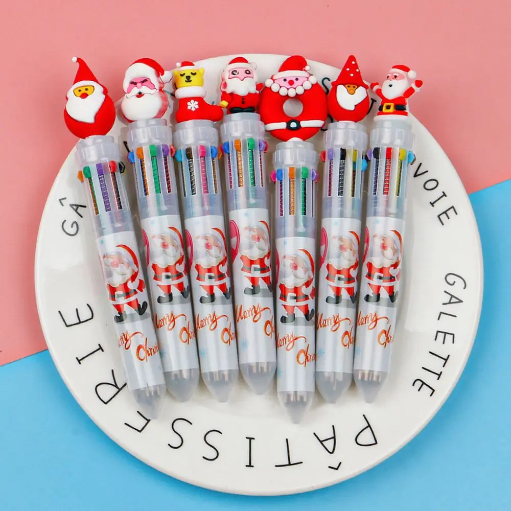 Elementary School Santa Claus Christmas Ballpoint Pen Xmas Tree Stationery 