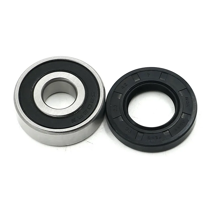 Front Wheel Bearings & Seals Kit 2 bearings (6302-2RS) 2 oil seals for Honda ATC110 ATC200 ATC250