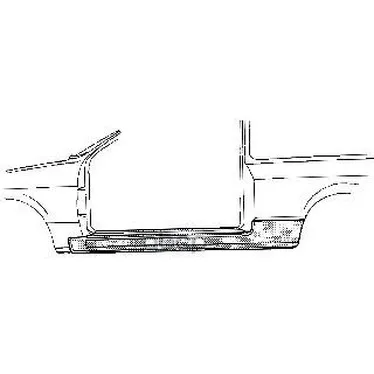 Порог Кузова Лев Vw: Golf 4 97-03 2дв VAN WEZEL арт. 5888101