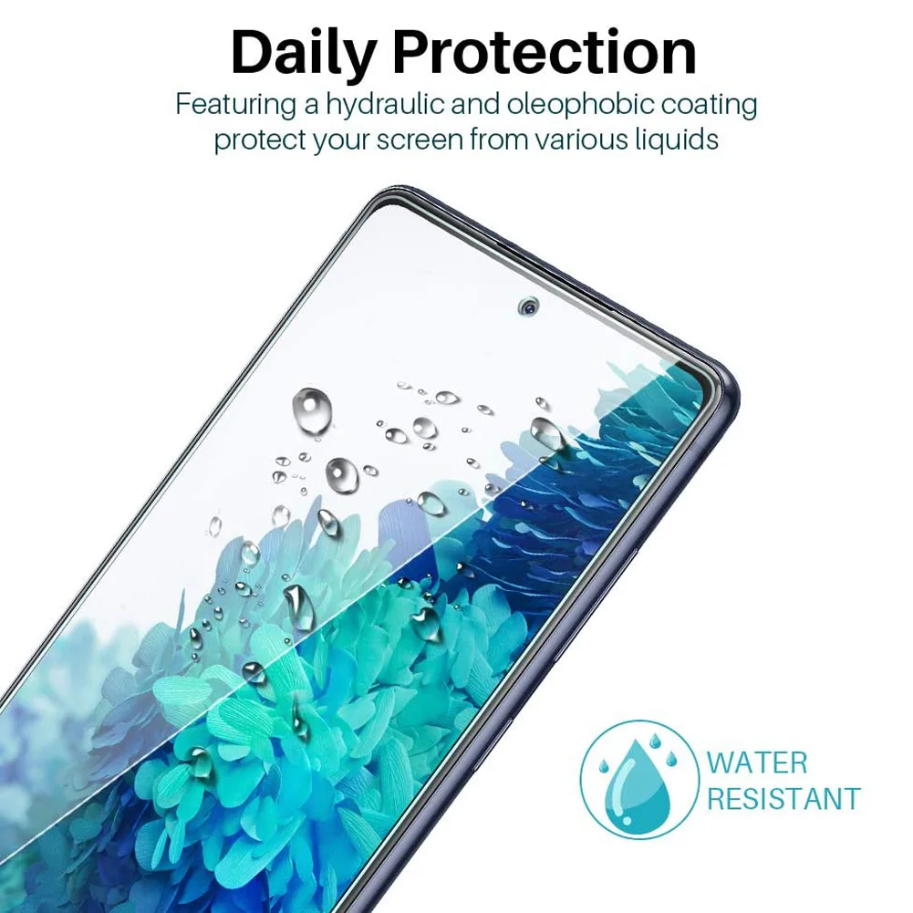 Screen Protector Samsung S20 Fe Is Waterproof 3Pcs Tempered Glass