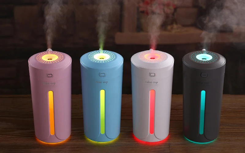 Essential Oil Diffuser with 7 Color Lights Electric Aromatherapy USB Humidifier Car Aroma Diffuser Ultrasonic Air Humidifier
