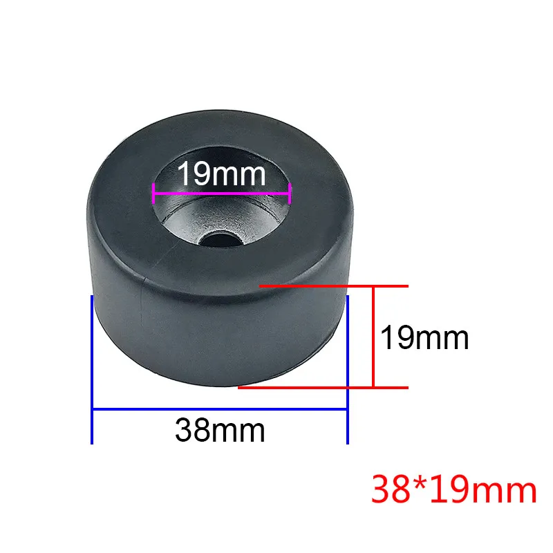 GHXAMP 4PCS 스피커 스탠드 풋 패드 충격 흡수 장치 라우드 스피커 고무 미끄럼 방지 앰프 피트 오디오 액세서리 30*10mm 40*10mm