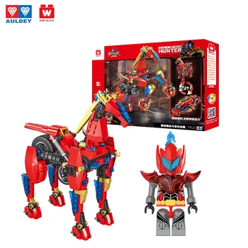 

AULDEY 2019 Newest Original Building Blocks Deformation Action Figures Toys 3D Bricks Educational Toy Kids Gifts