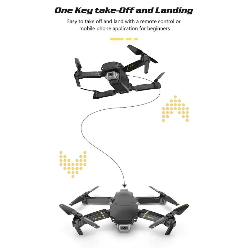 M65 RC Дрон с камерой HD 1080P FPV Wi-Fi функция удержания высоты селфи Дрон складной Квадрокоптер
