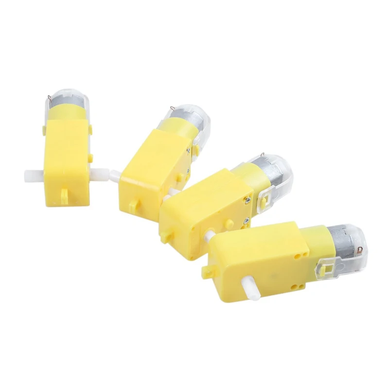 4 шт. для Arduino Smart Car Robot пластиковое колесо шин с DC 3 6V мотор