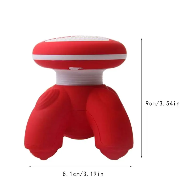 Mini Triangle USB Handheld Body Massager LED Portable Electric Massage Vibrator new