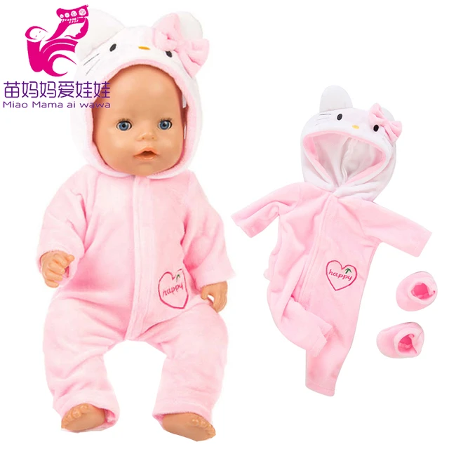 Roupa Para Boneca Bebê Reborn Com Casaco Rosa - TRENDS Brinquedos