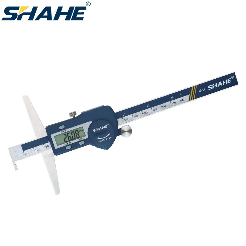 Цифровой глубиномер SHAHE 0 01 мм 150 6 дюймов из нержавеющей стали|caliper electronic|digital depth