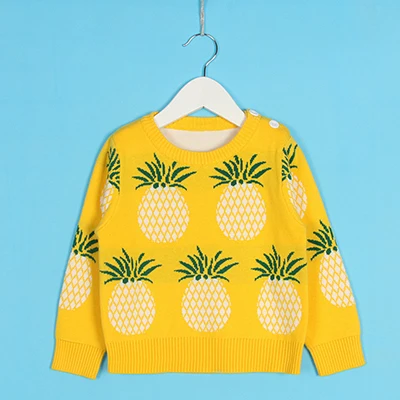 Новинка года; свитера для маленьких девочек; брендовый детский осенний вязаный пуловер для маленьких девочек; свитер из хлопка с кисточками; Радужный топ для девочек - Цвет: Цвет: желтый