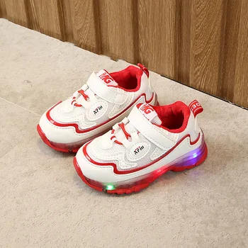 

led baby kids shoes for girls boys casual running sport sneakers tenis shoes children baby luminous shoes