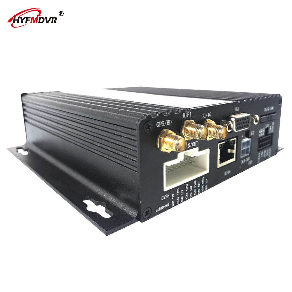HYFMDVR источник завод Мобильный dvr 4CH 720/960P AHD MDVR с 4G gps wifi+ g-сенсор грузовик/автобус