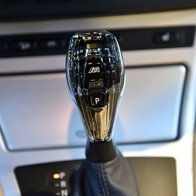 MANKALEILAB Crystal Car Gear Shift Knob For BMW 3 series E46 E90 E91