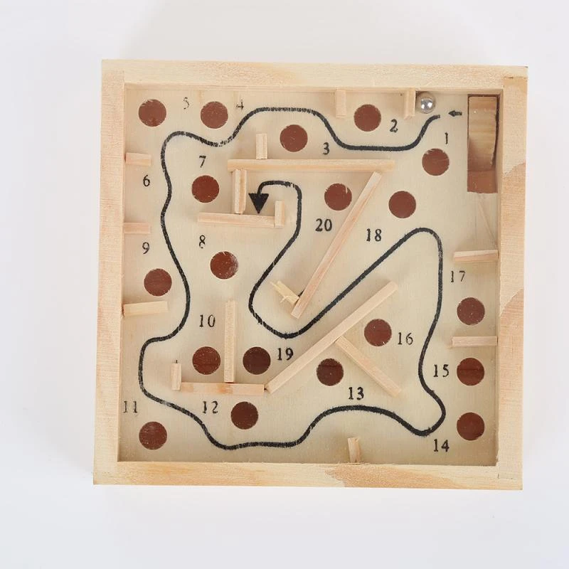 子供3dパズル木製迷路ボードおもちゃ迷路ボードゲームボールビーズ子供モンテッソーリ教育玩具手作りおもちゃ Puzzles Aliexpress