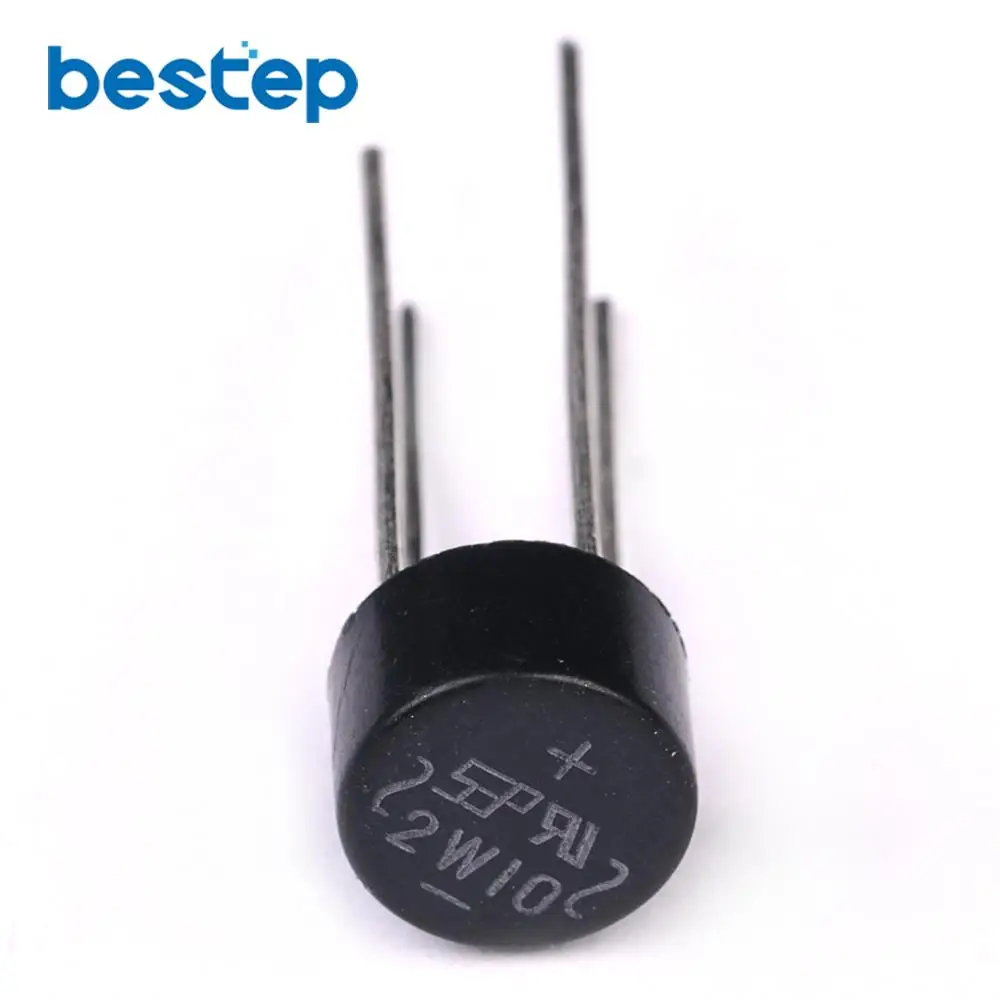 10pcs/lot 2w10 2A 1000V diode bridge rectifier 2W10