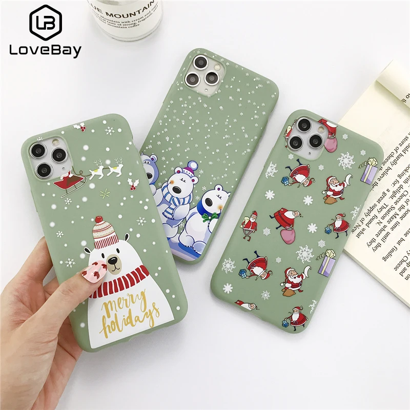 Чехол Lovebay для iPhone 11 Pro Max X XR XS 6 6S 7 8 Plus SE 2020 5 5S зеленый | Мобильные телефоны и