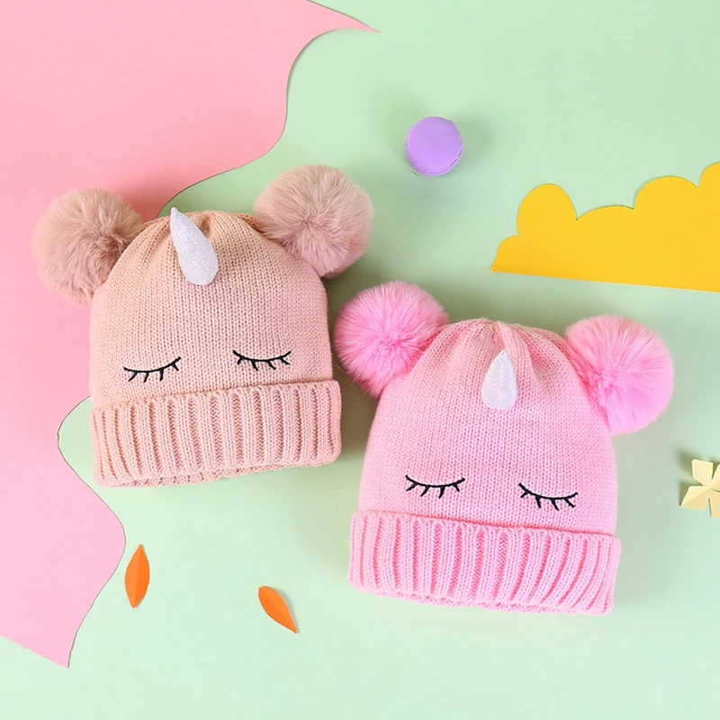 Unicorn Fluffy Winter Beanies Hat