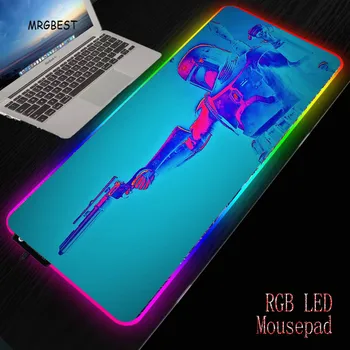 

MRGBEST Star Wars Movie Large Size Anti-slip Gaming Mouse Mat with Locking Edge Natural Rubber Pad for Game Gamer LOL CSGO Dota