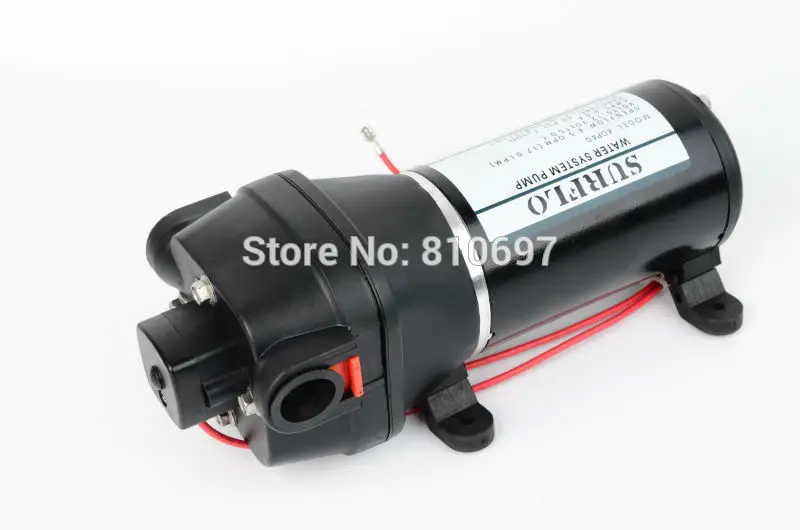 SURFLO KDP-42 rated voltage DC 24V high flow 17LPM electric water pump 160PSI cut-off pressure switch for high pressure washing