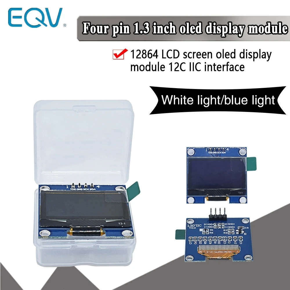 Модуль дисплея oled IIC 128X64 I2C SSD1306 1 3 плата с ЖК-экраном VDD GND SCK SDA для Arduino