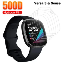 Полная защита экрана для Fitbit Versa 3 & Sense мягкая Гидрогелевая Защитная пленка для Fitbit Inspire 2 часов (не стекло