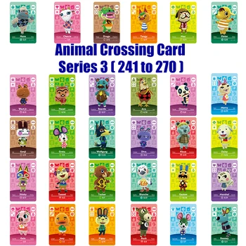 

Amiibo Card Series 3 (241 to 270) Animal Crossing Card Work for NS Game