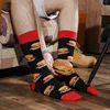 Men's Socks Funny Big Size Alien Delicious Food Print Colorful Snacks Burger Pizza Happy Socks Harajuku Skate Cotton Sokken ► Photo 2/6