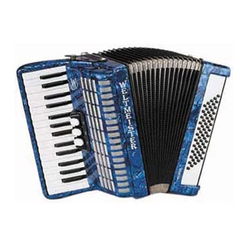 

Rubin-ii-60/30-bl Rubin accordion 30/60/II/3, Blue, with straps and cover, weltmeister