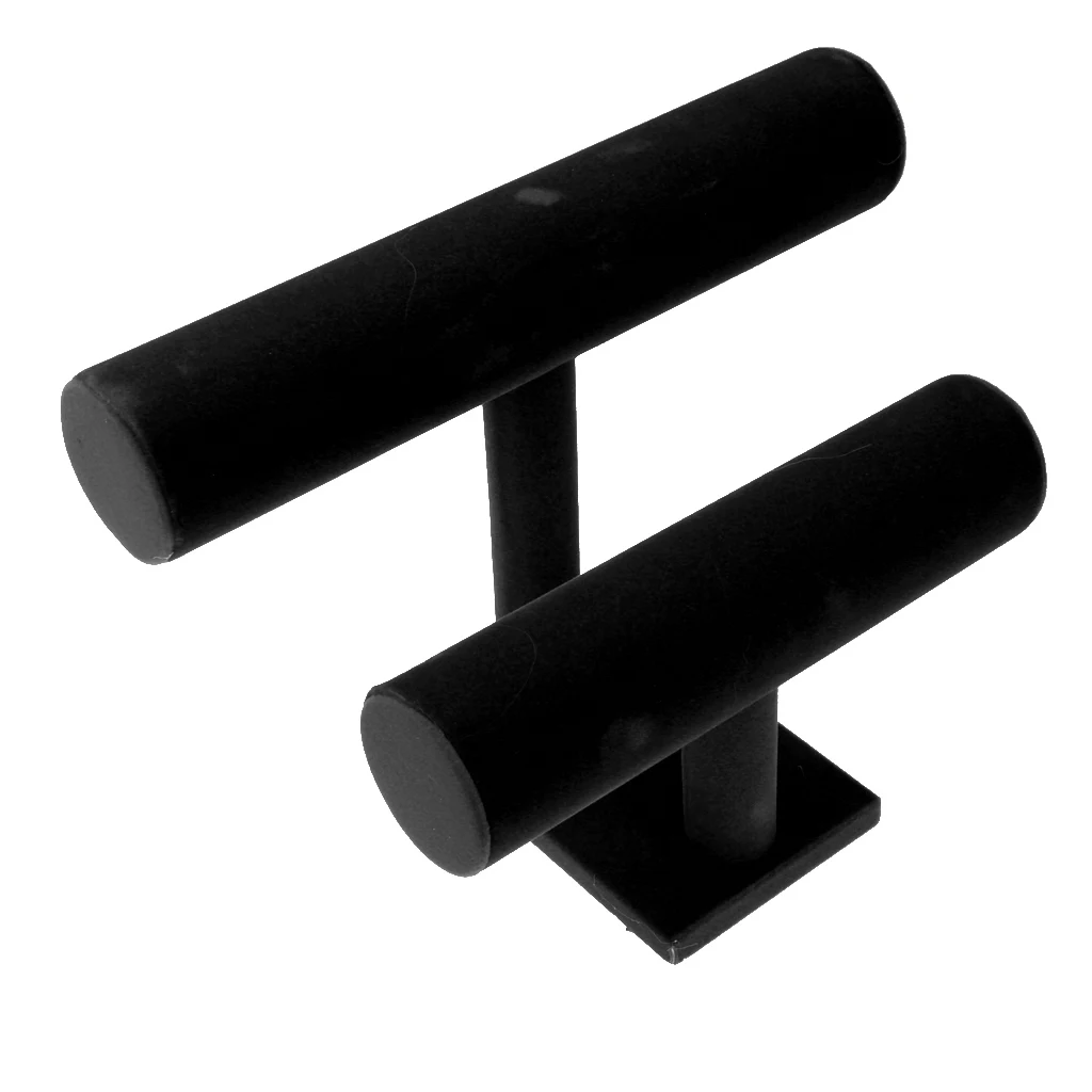 T-bar Jewelry Hard Display Stand Holder Shelf Bracelet Chain Bangle Watch