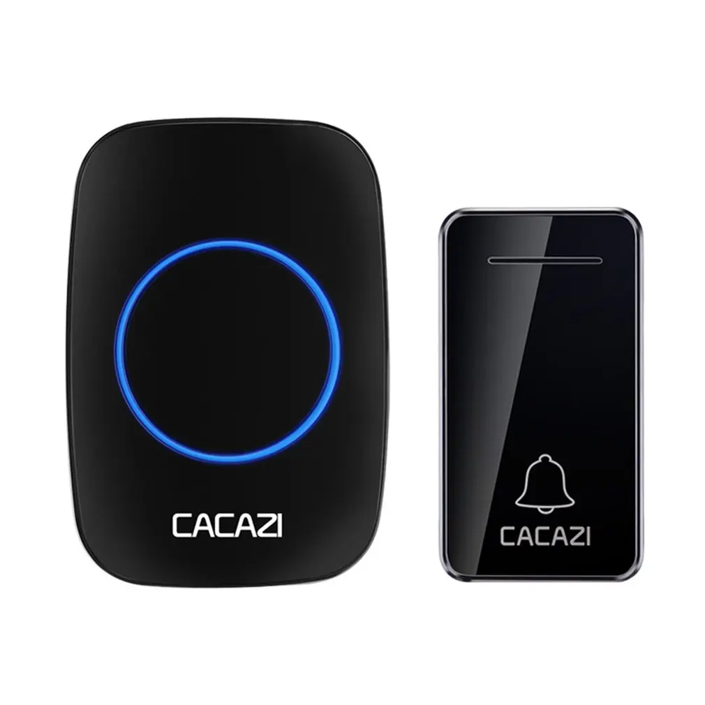 

A8 Wireless Doorbell Practical Design Waterproof Battery-Powered Button & Receiver Home Cordless Door Bell Door Chime