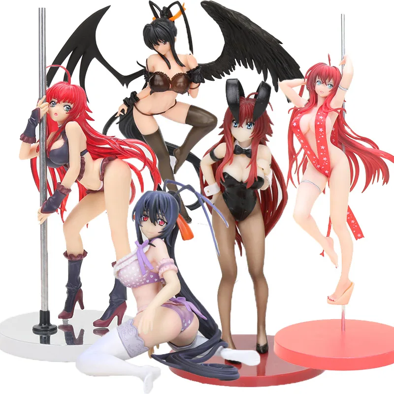 Аниме High School DxD Фигурка кролика Девочки Rias Gremory Himejima Akeno купальник Ver. 1/12 Масштаб