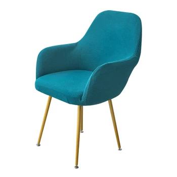 

Polar Fleece Fabric Chair Covers Removable Washable Chair Cover Seat Slipcovers Stretch Dining Seat Cover For Home Party Hotel