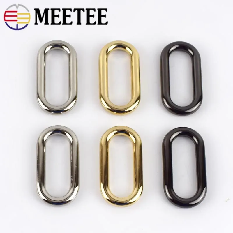 Овальные металлические уплотнительные кольца Meetee 5/10 шт. 32 мм ремешок пряжка