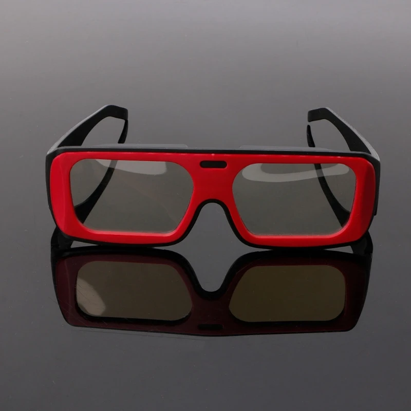 OOTDTY 3D очки двойная цветная рамка круговой поляризационный пассивный 3D стерео очки для реального D 3D ТВ кино дропшиппинг
