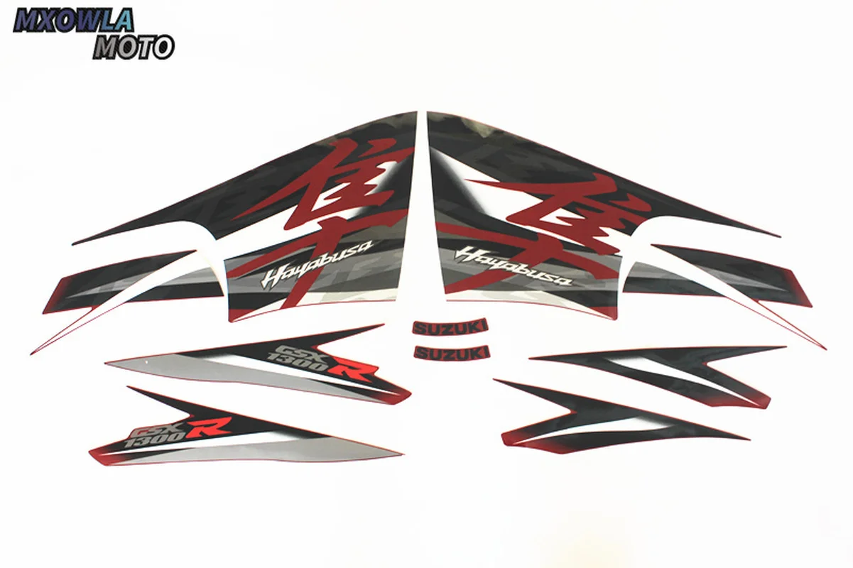 

For HayabusaGSX1300R 08-14years Motorcycle Fuel Tank Sticker Warning Label Full 3M car sticker