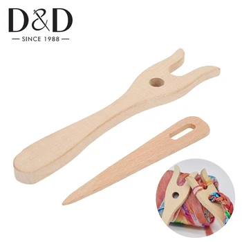 

Handmade Fork Type Wooden Knitting Tools Handmade Bracelet Necklace Braided Tools DIY Weaving Tools For Kids New Year Gifts