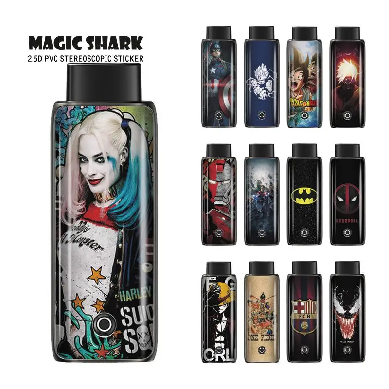 Чехол-наклейка Magic Shark Наруто драконий жемчуг яд Железный человек Мстители Marvel