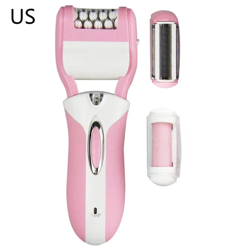 

3-in-1 Hair Removal Women Facial Epilator Electric Razor Cordless Callus Remover