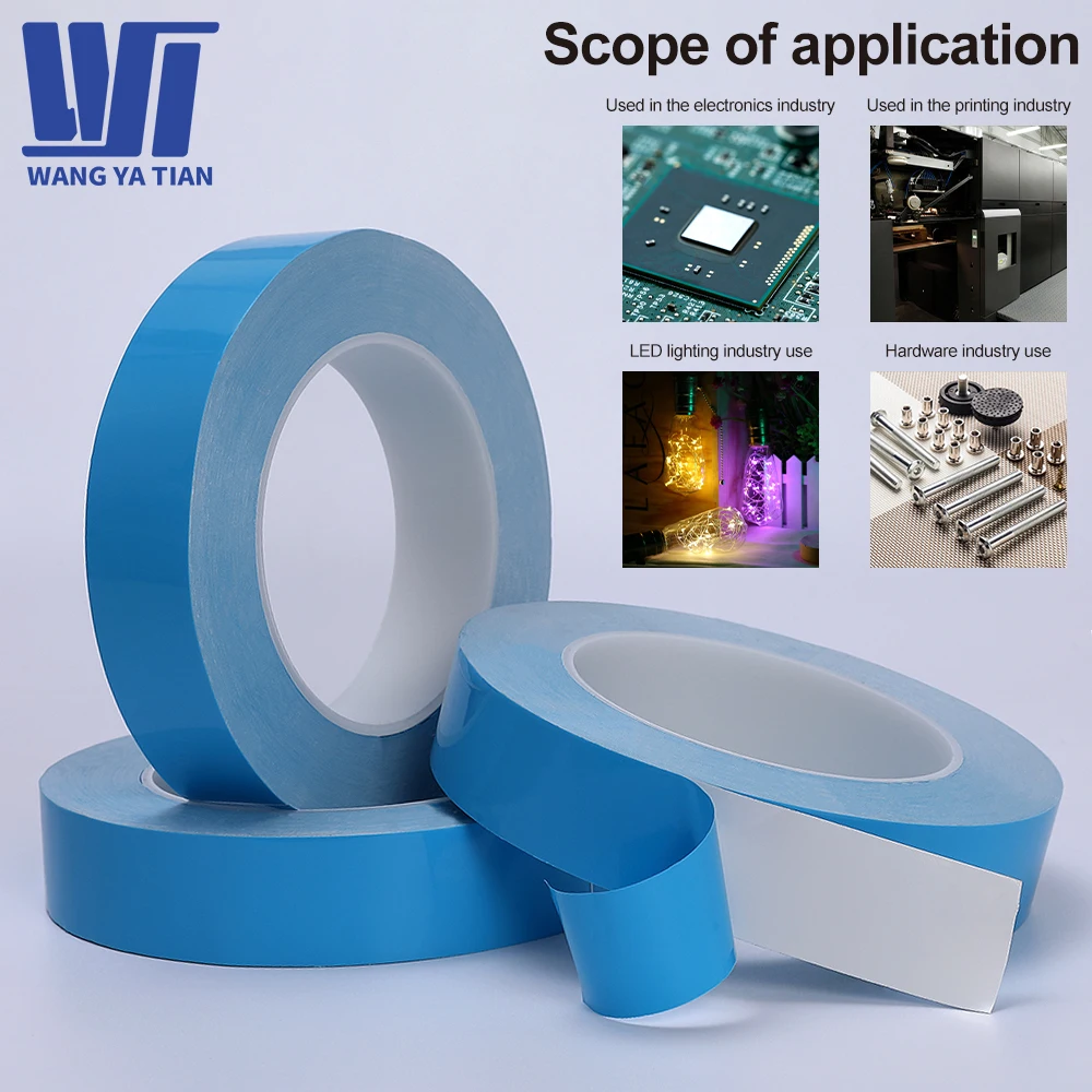 25m Heat Adhesive tape Double Sided Transfer Heat Tape Thermal Conductive Adhesive Tape For PCB CPU LED Strip Light Heatsink