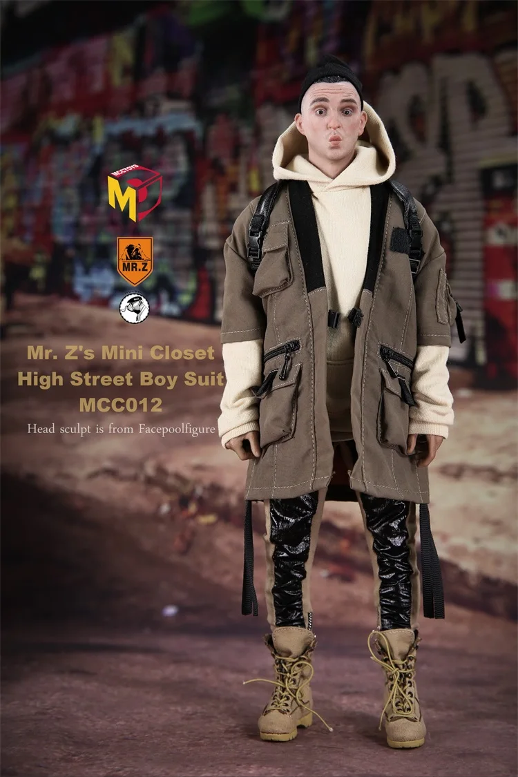 MCCToys/Коллекция 1/6 года; костюмы для мальчиков в стиле High Street; модная мужская одежда; Ботинки martin; Комплект; повседневный костюм в стиле хип-хоп; 12 дюймов; фигурки героев мультфильмов - Цвет: MCC012