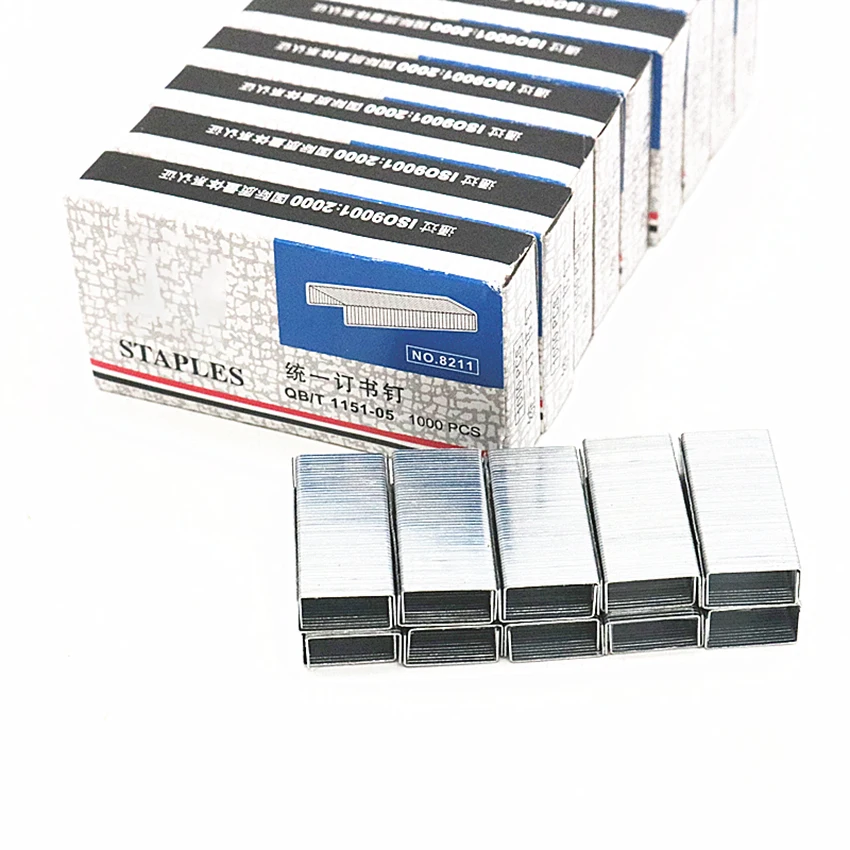 No.12 12x6mm Staples Steel Staples For Office Stapler 24/6 1000PCS No.12 12x6mm Staples Steel Staples For Office Stapler 24/6 1000PCS